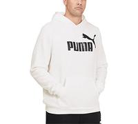 Puma Mens Essentials Big Logo Fleece Hoodie Big & Tall Hooded Sweatshirt, White, 3XLarge US