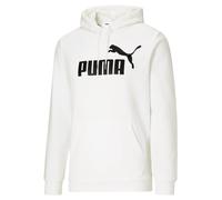 PUMA Men's Essentials Big Logo Fleece Hoodie, White, S