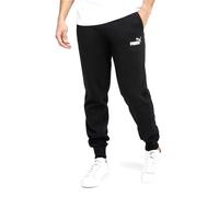 PUMA mens Essentials Fleece Sweatpants, Cotton Black, Medium US