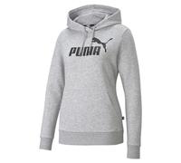 PUMA Men's Essentials Logo Fleece Hoodie, Light Gray Heather, Small