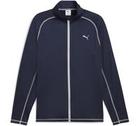 Puma Men's Fairway Full-Zip Weather-Resistant Performance Golf Jacket Bleu marine foncé L Male