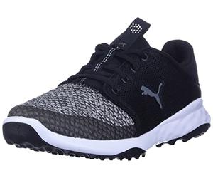 Puma Men's Grip Fusion Sport Golf Shoe, Puma Black Quiet Shade, 44.5 EU