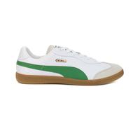PUMA Men's King 21 IT White/Green Indoor Soccer Sneakers 10669607