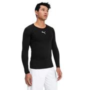 PUMA Men's Liga Baselayer Long Sleeve Tee, Black, X-Large