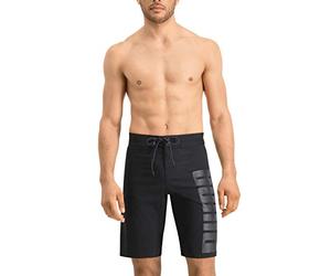 PUMA Men's Long Swimming Trunks Long Board Swim Shorts, Farben:Black, Größe Bekleidung:S