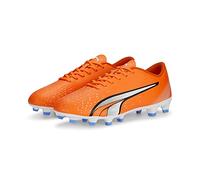 PUMA Men's Sport Shoes ULTRA PLAY FG/AG Soccer Shoes, ULTRA ORANGE-PUMA WHITE-BLUE GLIMMER, 45