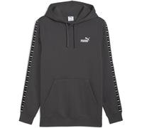 Puma Men's Tape Fleece Hoodie Gris foncé S Male