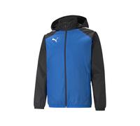 PUMA Men's TeamLIGA All Weather Jacket, Electric Blue Lemonade, Medium