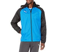 PUMA Men's TeamLIGA All Weather Jacket, Electric Blue Lemonade, Medium