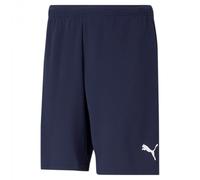 Puma Pantalon de sport TeamRise – bleu marine/blanc – Taille S