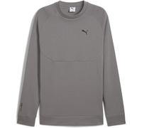 Puma Men's Tech Neck Crew Sweatshirt Gris foncé L Male
