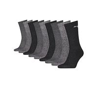 PUMA Chaussettes de sport Crew Mixte Anthracite Taille 39-42 EU
