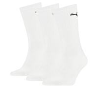 PUMA Mesdames Hommes & 3 paires de chaussettes de sport en 3 couleurs, Blanc, 47-49