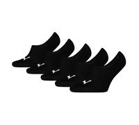 PUMA Mid Cut Footie, Noir, 43/46 EU (Lot de 5) Mixte