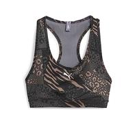PUMA Mid Impact 4keeps Graphic Bra PM Soutien-Gorge de Sport pour Femme