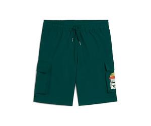 PUMA MID90S Cargo Chino Shorts B, Short tissé Garçon, Dark Myrtle,