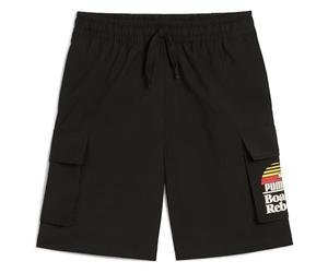 PUMA MID90S Cargo Chino Shorts B, Short tissé Garçon, PUMA Black,