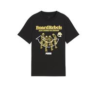 PUMA MID90S Graphic Tee I B, T-Shirts Garçon, PUMA Black, 128