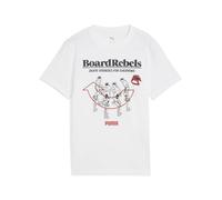 PUMA MID90S Graphic Tee I B, T-Shirts Garçon, PUMA White,