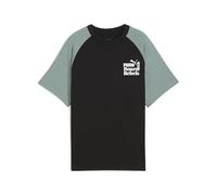 PUMA MID90S Graphic Tee II B, T-Shirts Garçon, PUMA Black,
