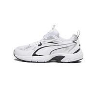 PUMA Femme Milenio Tech Chaussures athlétiques, White Black Silver, 44.5 EU
