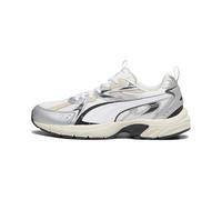 PUMA Femme Milenio Tech Chaussures athlétiques, Warm White White Silver, 39 EU