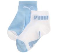 Puma Mini Cats Lifestyle - Chaussettes de Sport - Lot de 2 - À Logo - Mixte Bébé - Multicolore (Bleu/Blanc) - Taille: 15-18 EU