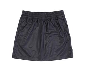 Puma - Mini-Jupe en Similicuir Noir - Femme - Jupes - Noir - Taille: 38 FR