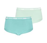 PUMA Mini Short, Mini Short aux Femmes, Mint Combo, XS