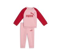 Puma Minicats Ess Raglan Tracksuit Rose 9-12 Months Enfants
