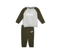 Puma Minicats Ess Raglan Set Vert,Gris 4-6 Months Garçon