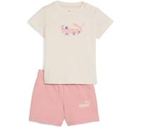 PUMA MINICATS SANDY ADVENTURES Tee and Shorts Set INF, Costumes tricotés Mixte bébé, Alpine Snow, 104