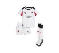 PUMA Minikit Away 25/26 AC Milan Enfant, Vêtements, Blanc/Rouge, 2-3Y 2-3Y
