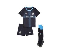 PUMA Minikit Away 25/26 Olympique de Marseille Enfant, Vêtements, Navy/Luminous Bleu, 3-4Y 3-4Y