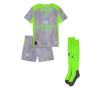 PUMA Minikit Third 25/26 Manchester City Enfant | Ensemble officiel 3 pièces; maillot, short et chaussettes; dryCELL évacue l'humidité; coupe régulière; tissu respirant