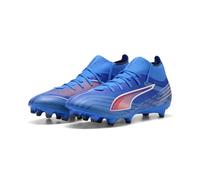 PUMA Mixte 6 Match+ FG/AG Chaussure de Football, Ultra Blue White Black, 46 EU