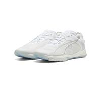 PUMA Mixte Accelerate Pro 4 Chaussure de Terrain intérieur, White Silver, 45 EU