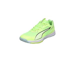 PUMA Mixte Accelerate Pro 4 Chaussure intérieur, Fizzy Light Green Terrain Light Moss Blanc, 41 EU