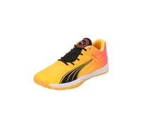PUMA Mixte Accelerate Turbo Indoor Court Shoe, Sun Stream-Sunset Glow Black, 47 EU