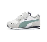 PUMA Mixte Bébé Cabana Racer Sl 20 V Inf 15517950031, Puma White Mineral Blue, 24 EU