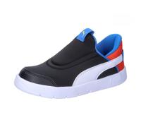 PUMA Mixte bébé Courtflex v3 SLIPTECH Inf Sneaker, Black White-Redmazing, 26 EU