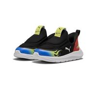 PUMA Mixte bébé Fun Racer 2 SLIPTECH Hot Wheels INF Basket, Black-Lemon Sherbert Team Royal, 21 EU