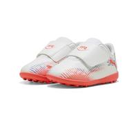 PUMA Mixte bébé Future 8 Play V TT INF Soccer Shoe, White Black-Glowing Red, 21.5 EU