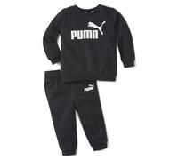 PUMA Mixte Bébé Minicats Ess Crew Jogger Fl Jog Suit, Cotton Black, 92 EU