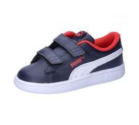 PUMA Mixte bébé Smash 3.0 L V INF Basket, Navy White-for All Time Red, 26 EU