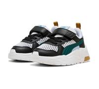 PUMA Mixte bébé Trinity 2 LT Run Fun AC+ INF Sneaker, White-Green Terrain Black, 20.5 EU