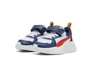 PUMA Mixte bébé Trinity Lite AC+ INF Sneaker, White-Fierce Red-Persian Blue, 20.5 EU