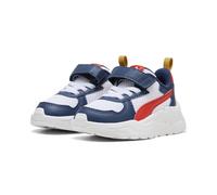 PUMA Mixte bébé Trinity Lite AC+ INF Sneaker, White-Fierce Red-Persian Blue, 21 EU