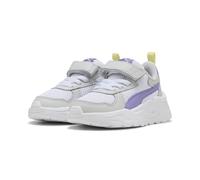 PUMA Mixte bébé Trinity Lite AC+ INF Sneaker, White-Lavender Alert-Glacial Gray, 26 EU
