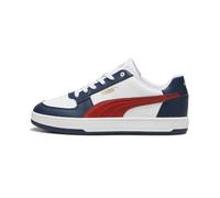 PUMA Mixte Caven 2.0 Racine Accueil Chaussures-Homme Baskets-Basses, White Mars Red Club Navy, 41 EU